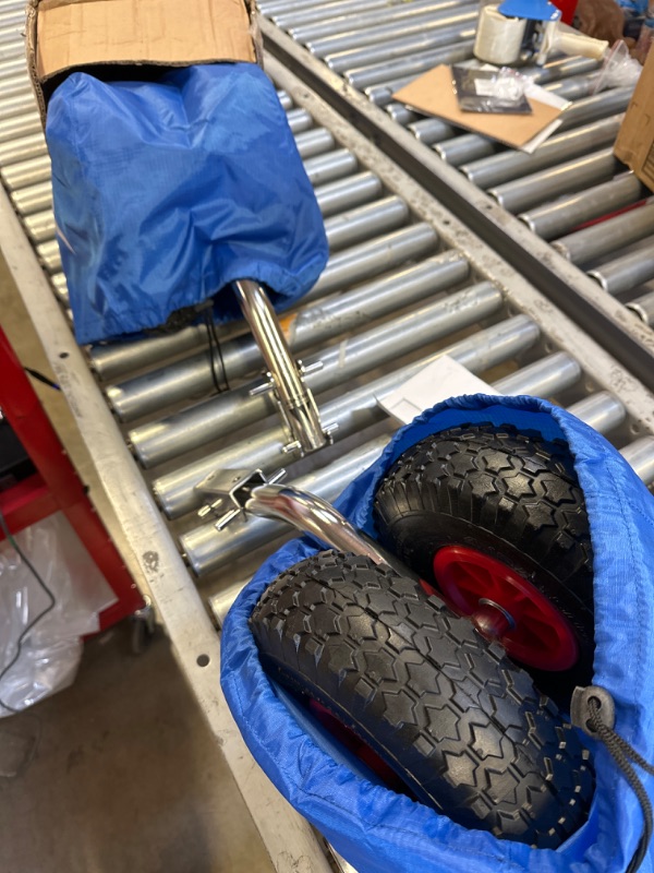 Photo 1 of INKAWEY Launch Wheels for Boats - Inflatable Boat Launch Wheels Fits Any Transom Boat Dinghy Boat Jon Boat