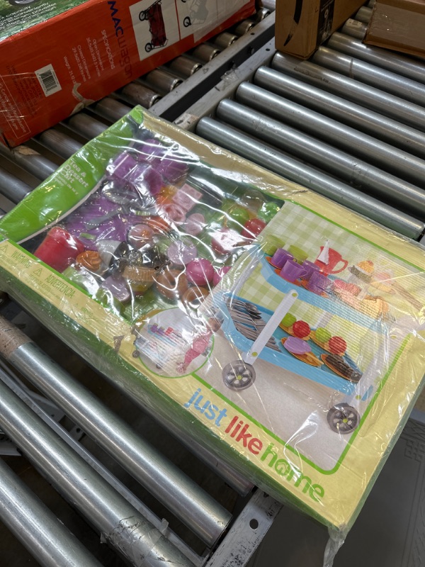 Photo 2 of Just Like Home Tea & Dessert Cart Playset, for Ages 3-6