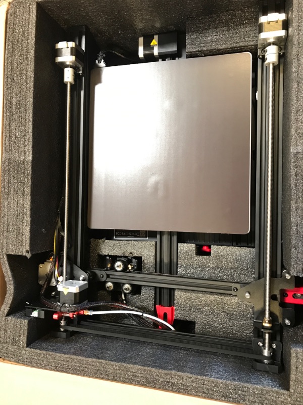 Photo 1 of Creality Ender 3 Max Neo 3D Printer, CR Touch Auto Leveling Bed Dual Z-Axis Full-metal Extruder Silent Mainboard Filament Sensor FDM 3D Printers for Kid Beginners, Large Printing Size 11.8x11.8x12.6in