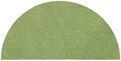 Photo 1 of  Solid Color Area Rug Lime Green -Half Round
