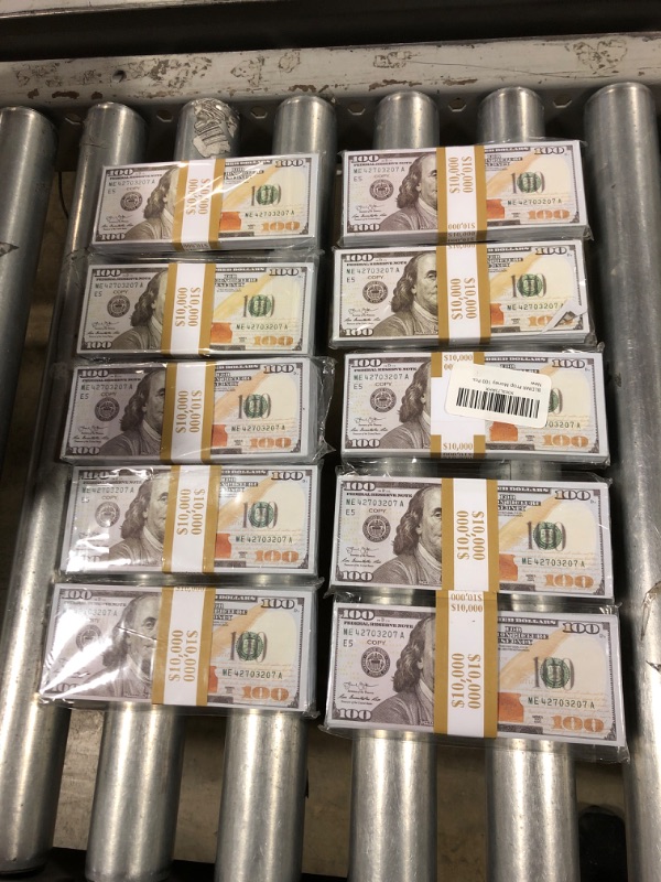 Photo 2 of BLDMR Prop Money 100 Pcs. 10 count 