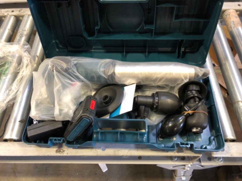 Photo 1 of Tazimi Electric Toilet Plunger, Toilet Clog Remover, Air Drain Blaster, Power Drain Augers, High Air Pressure Efficiently Remove Clogging and Grease From Toilets, Kitchens, Floor Drains (Electric B).