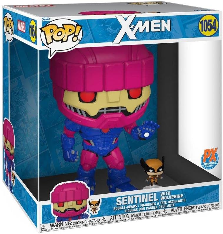 Photo 1 of Funko Pop! Jumbo: X-Men Sentinel with Wolverine Previews Exclusive Vinyl Figure
