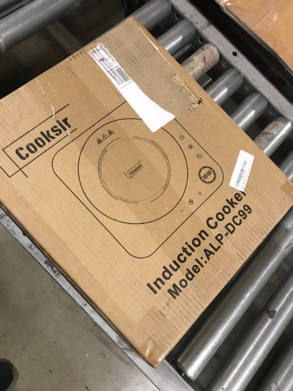 Photo 1 of Portable Induction Cooktop, Cooksir 1500W Induction Cooker with Kids Safety Lock, 12 Power 12 Temperature Setting Countertop Burner with Timer