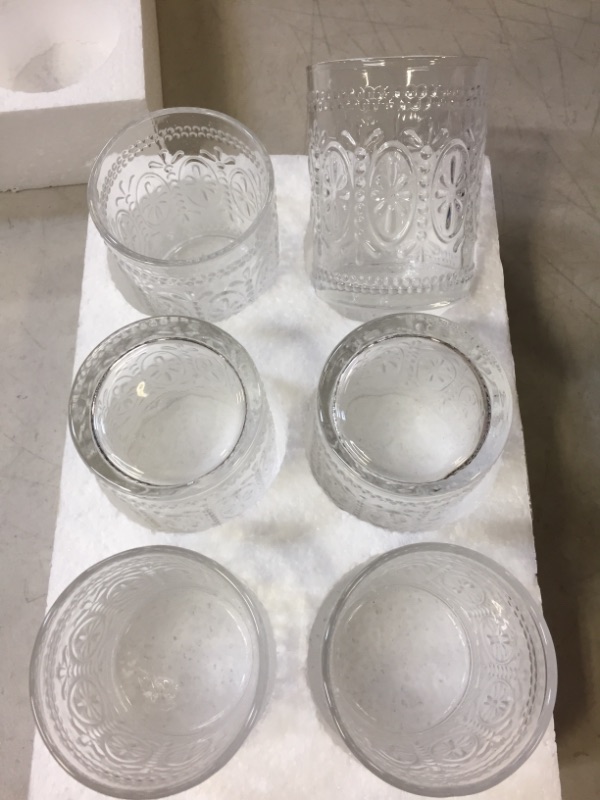 Photo 1 of 6 PCS DRINKING GLASSES