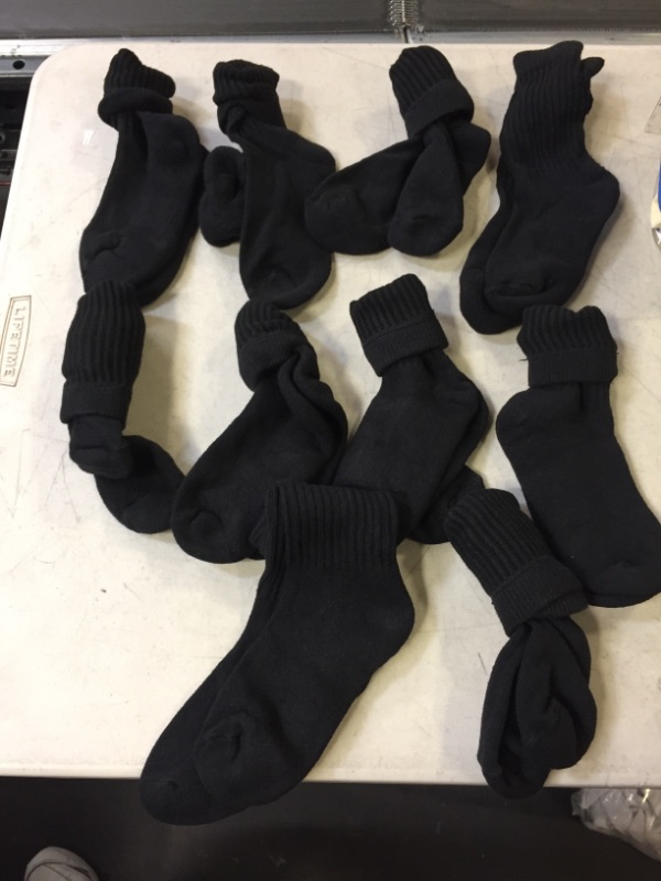 Photo 1 of 10 PCK LONG SOCKS BLACK