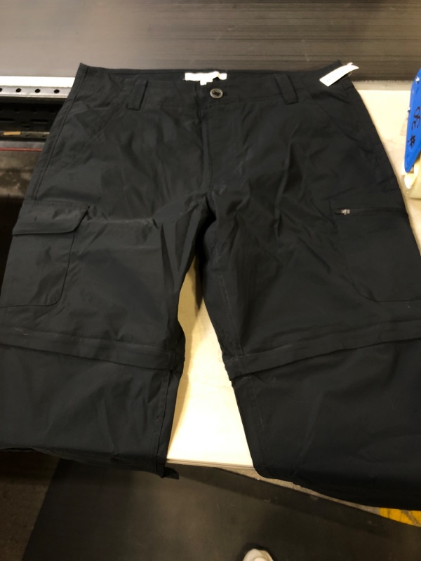 Photo 1 of 36 X  32 AMAZON ESSENTIALS CARGO PANTS BLACK 