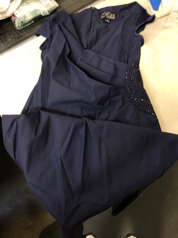 Photo 1 of ALEX EVENINGS DRESS NAVY SIZE 12P