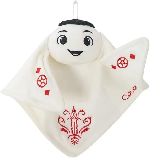 Photo 1 of La'eeb Plush Doll Toy, Qatar World Cup Mascot Plush Stuffed Doll Football Souvenirs Doll Toy, Soccer Lover Collectible Gift.