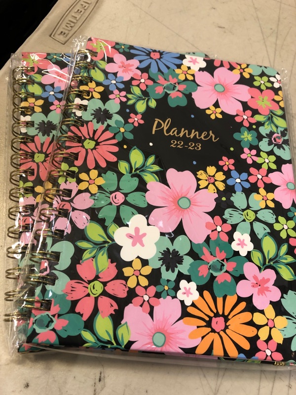 Photo 2 of Academic Planner 2022-2023 - Academic Planner from July 2022 to June 2023, 2022-2023 Planner Weekly & Monthly, 6.3" x 8.4" Academic Planner 2022-2023 with Coated Tabs, Thick Paper, Inner Pocket 2 PCS