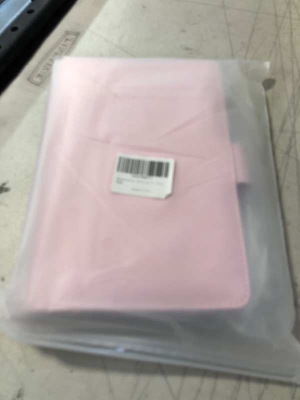 Photo 1 of Budget Binder 28 Pcs A6 PU Leather Notebook Binder Planner Set, Personal Budget Planner Organizer 10 Cash Budget Envelopes Zipper Pockets 12 Budget Bill Planner Sheet 3 Budget Item & 2 Label Stickers Pink