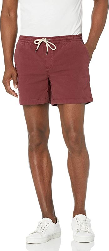 Photo 1 of Amazon Essentials Men's Slim-Fit 5" Pull-on Comfort Stretch Canvas Short (Previously Goodthreads)