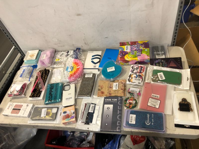 Photo 1 of 32 PC RANDOM MISC. BAG LOT - NEW ITEMS - SOLA AS IS
