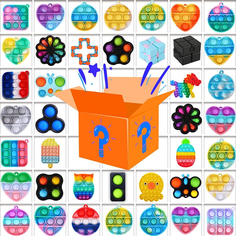 Photo 1 of 2 PACK -- Arme 7Pcs Fidget Toy Sensory Fidget Blocks?A Fidget Toy Set?Easy to Use,Easy to Carry Stress and Anxiety Relief Handheld Toys for Kids and Adults