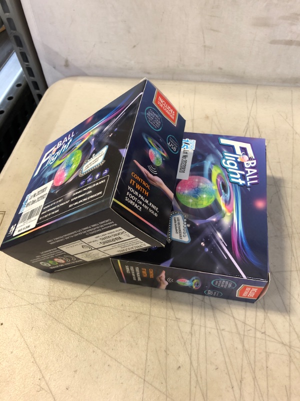 Photo 1 of Flying Toy Ball Infrared Induction RC Flying Toy Built-in LED Light Disco Helicopter Shining Colorful Flying Drone Indoor and Outdoor Games Toys for 3 4 5 6 7 8 9 10 Year Old Boys and Girls
