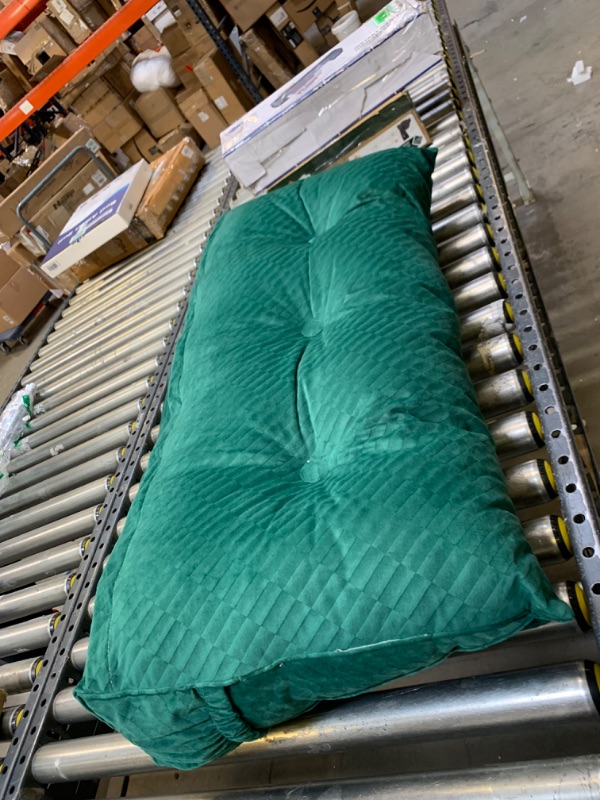 Photo 1 of 18" x 32" Green Pillow --- No Box Packaging, Minor Use, Item is Dirty From Previous Use

