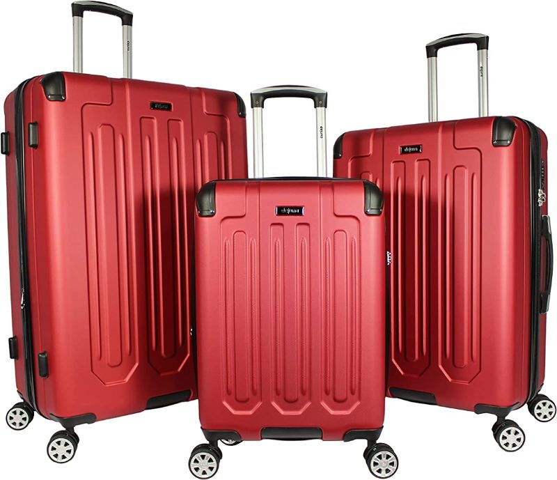 Photo 1 of Luggage 3 Piece Set Suitcase Spinner Hardshell Lightweight