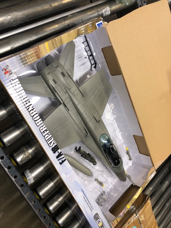 Photo 2 of Click N’ Play Military Air Force F/A 18 Super Hornet Fighter Jet, 16 Piece Play Set with Accessories - Army Action Figures, Missiles, and More, Toy Jets for Boys 6+