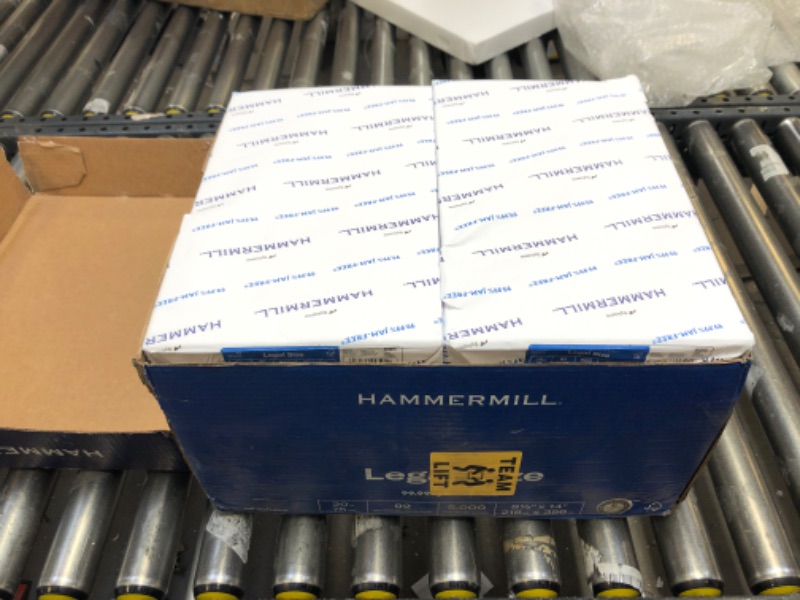 Photo 1 of Hammermill Printer Paper, 20lb Copy Paper 8.5x14, Legal, 1 Ream, 500 Sheets