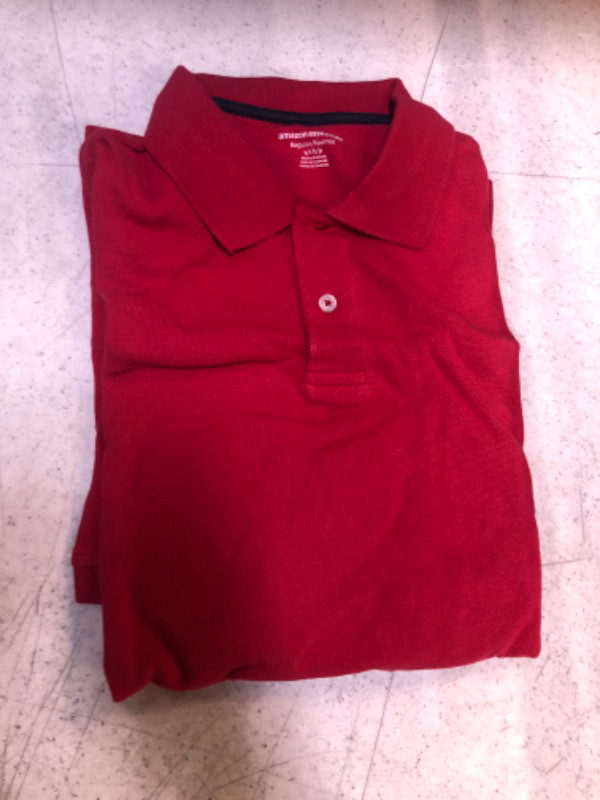 Photo 2 of Amazon Essentials Men's Regular-Fit Cotton Pique Polo Shirt SIZE S