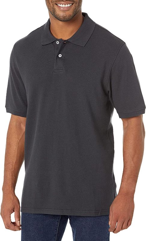 Photo 1 of Amazon Essentials Men's Regular-Fit Cotton Pique Polo Shirt SIZE L
