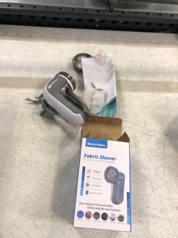 Photo 1 of Bundle of BEAUTURAL Fabric Shaver and 1800W Steam Iron for Clothes Caring