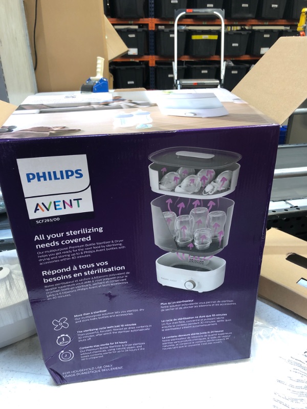 Photo 2 of Philips Avent Premium Electric Steam Sterilizer with Dryer