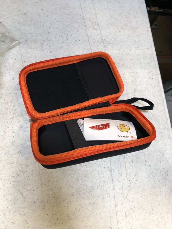 Photo 2 of Aproca Hard Storage Travel Case, for Calculated Industries 4080 4065 Construction Master Pro Calculator Black-orange zipper