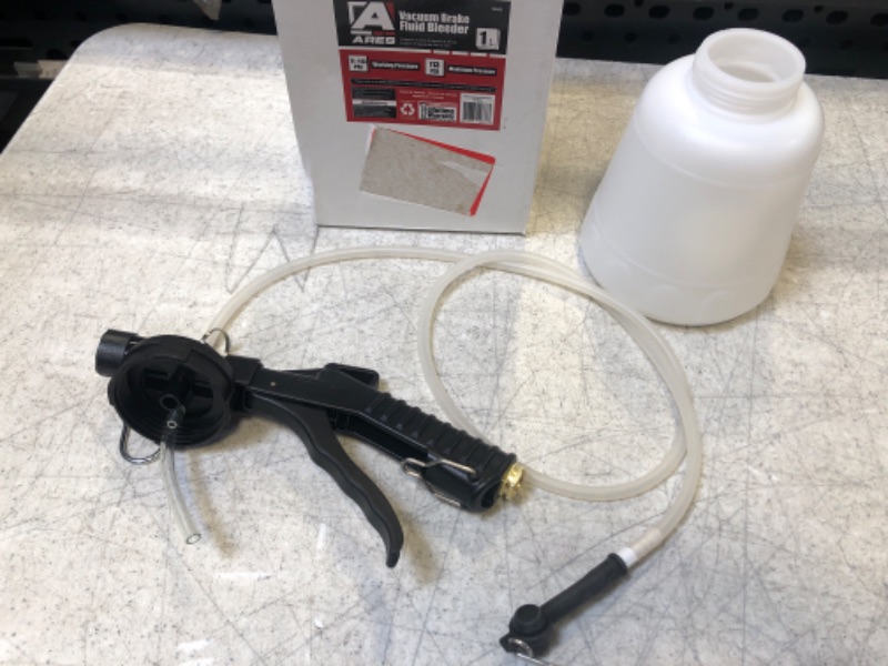 Photo 2 of ARES 1-Liter Vacuum Brake Fluid Bleeder  – Bleeder Allows for Hands Free Operation - 