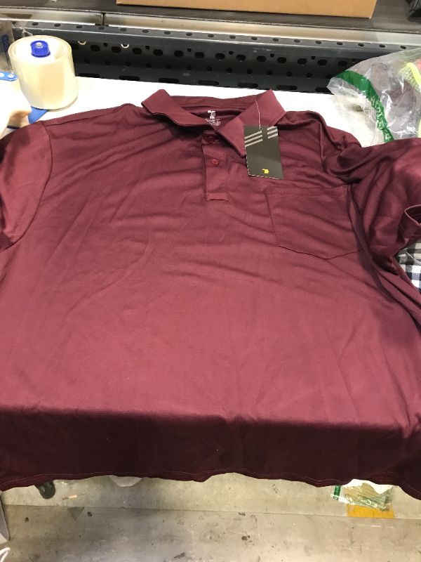 Photo 1 of  Shirts for Men Short Sleeve Moisture Wicking Tennis Shirts Mesh Sports T-Shirts- SIZE 2XL 
