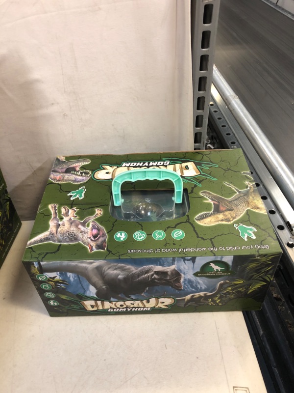 Photo 2 of Dinosaur Toys, Dinosaur Toys for Kids 3-5 with Activity Play Mat & Trees, Dinosaur Toys for Kids 5-7 Including 9 Dinosaurs, Storage Box, Packing Box, Kids Dinosaur Toys for Boys & Girls.