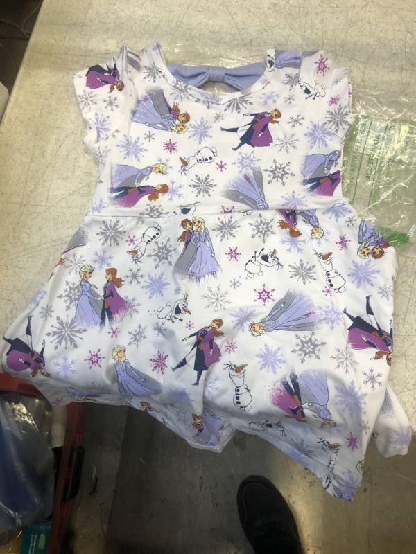 Photo 2 of Disney Frozen Girls All-Over Print Summer Dress