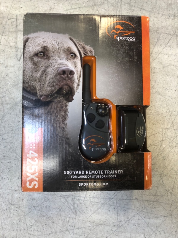 Photo 1 of SportDOG Brand 425X Remote Trainers - 500 Yard Range E-Collar with Static, Vibrate and Tone - Waterproof, Rechargeable - 1 to 2 Dog Options Stubborn Dog E-Collar 1 Dog