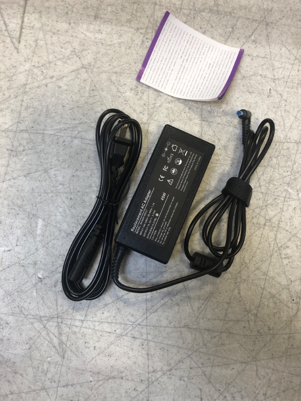 Photo 2 of DJW 19.5V 2.31A 45W Ac Adapter/Power Cord Supply for HP Pavilion 11 13 15;HP elitebook Folio 1040 g1;HP Stream 13 11 14;hp touchsmart 11 13 15;hp Spectre ultrabook 13