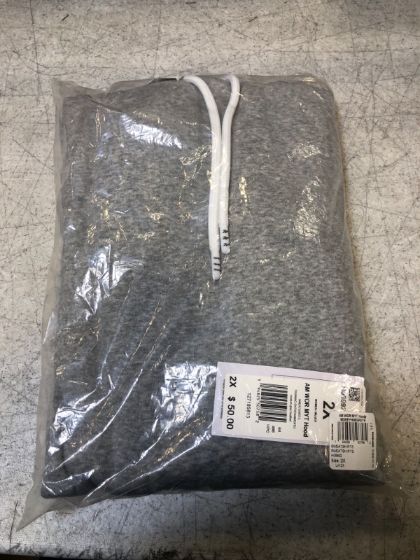 Photo 1 of 2X, WOMEN'S REEBOK GREY HOODED SWEATER