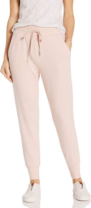 Photo 1 of Daily Ritual Women's Terry Cotton and Modal Drawstring Jogger Pant, SIZE M