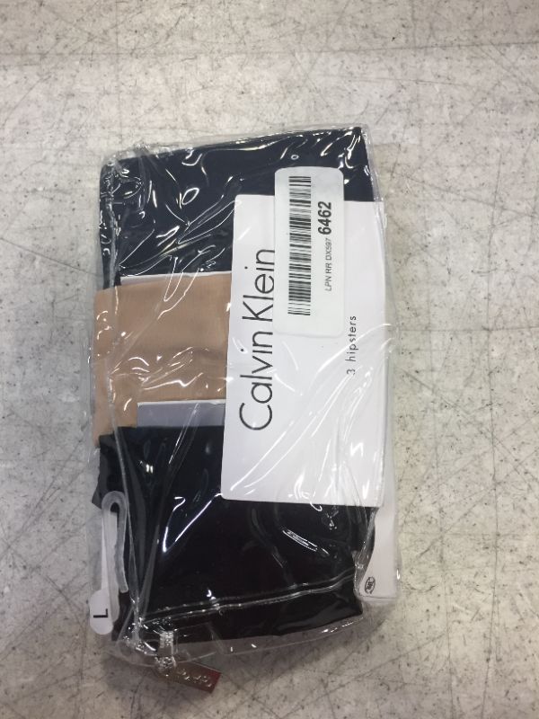 Photo 2 of Calvin Klein Women's Invisibles Seamless Hipster Panties, Multipack Large Speakeasy, Light Caramel, Black