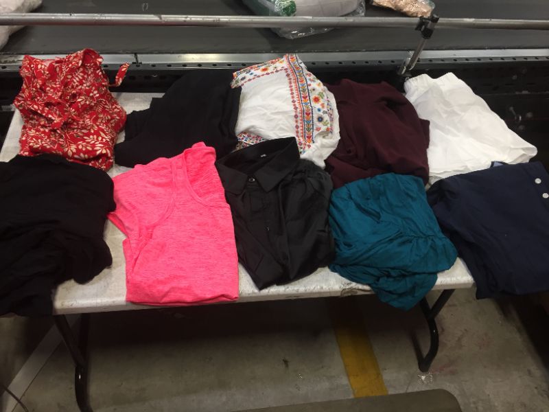 Photo 1 of BAG LOT OF WOMEN'S SKIRT, SHIRT AND DRESSES- DIFFERENT STYLES AND SIZES --SOLD AS IS -- 