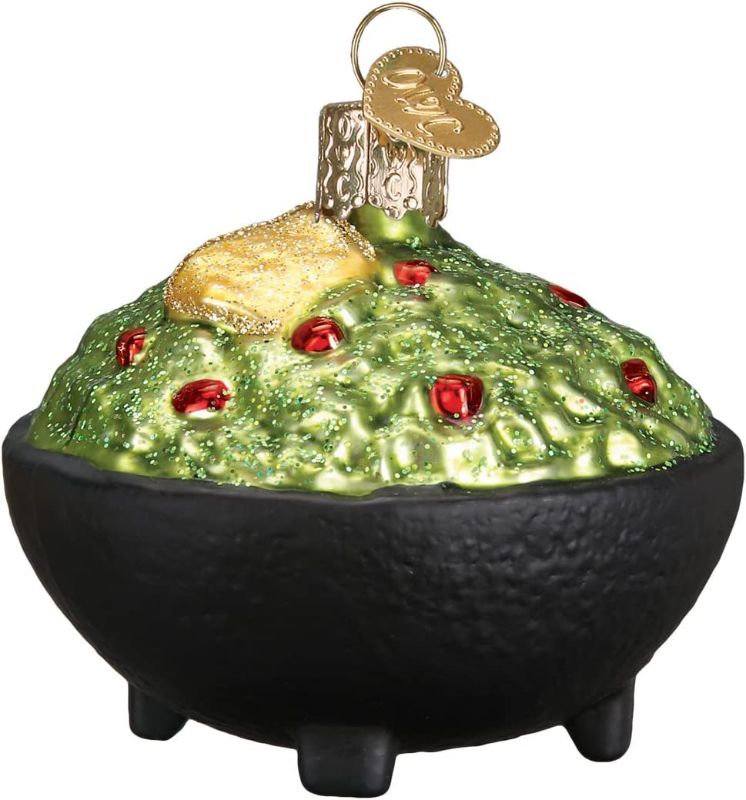 Photo 1 of  Avocado Guacamole Glass Blown Ornament