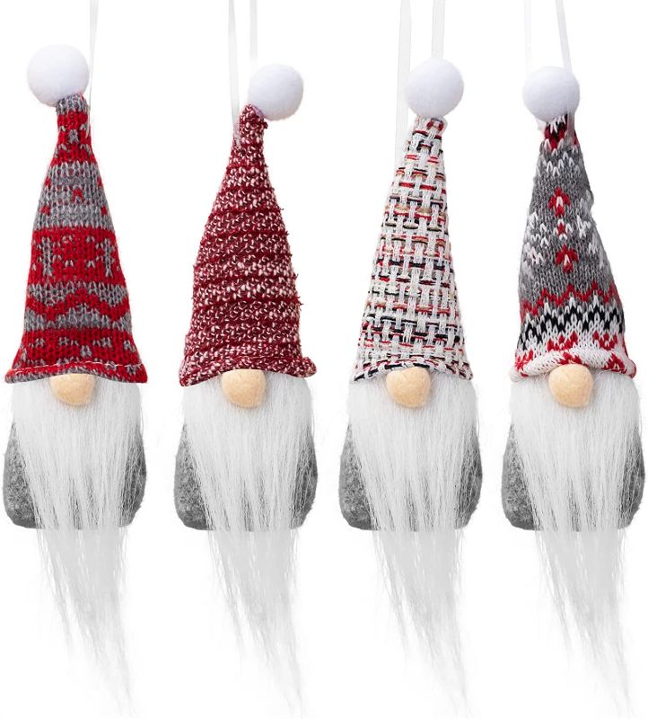 Photo 1 of 4 Pack Gnome Handmade Elf Decoration 