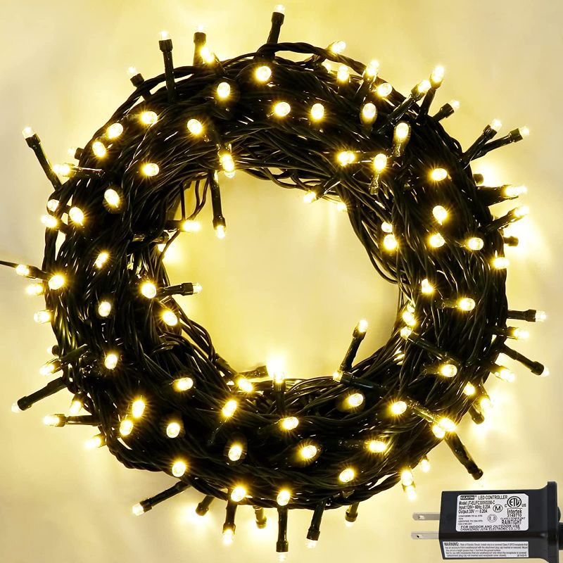 Photo 1 of  Warm White Christmas Lights, 200 LED 66 ft Twinkle Fairy String Lights 