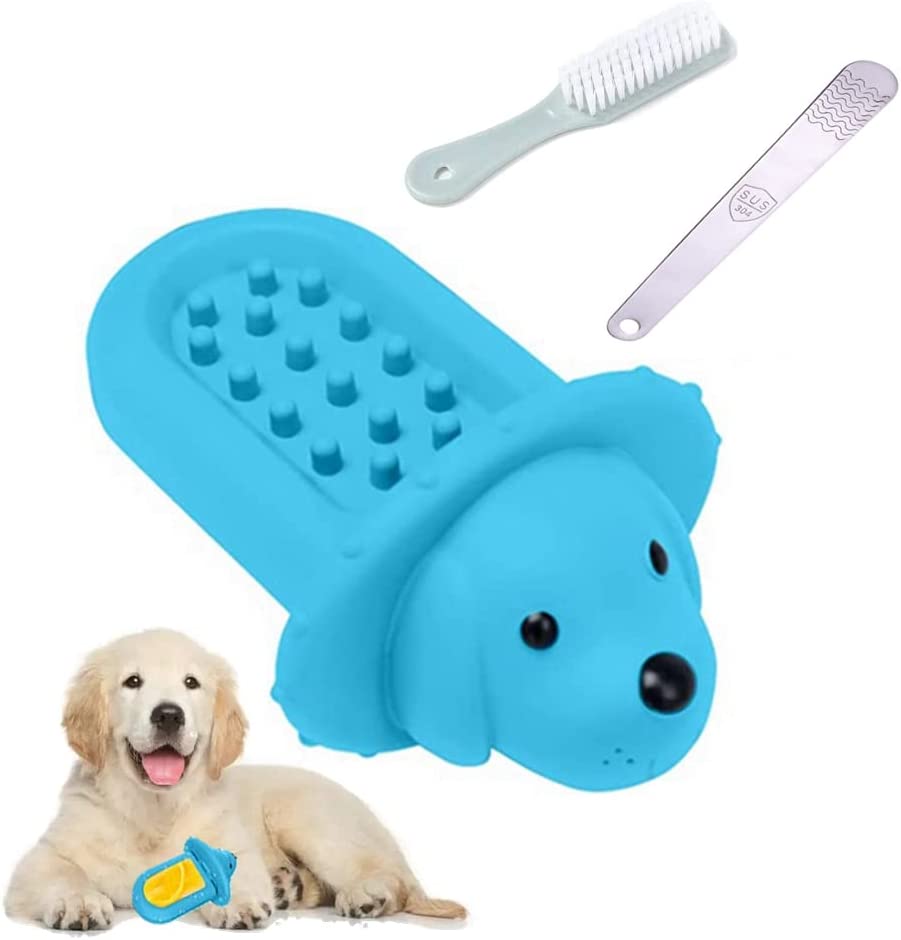 Photo 1 of  Dog Training Toy, Dog Crate Training with Peanut Butter, Dog Training Aid Tool, Puppy Crate Treat Holder, Dog Kennel Therapy Training Slow Feeder Toy for Reduces Anxiety
