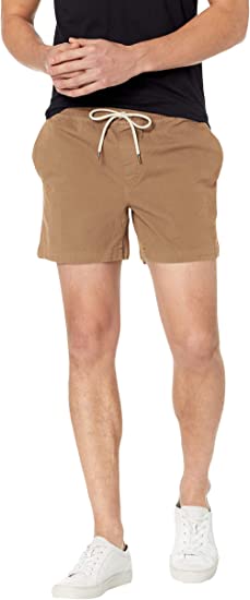 Photo 1 of Amazon Essentials Men's Slim-Fit 5" Pull-on Comfort Stretch Canvas Short   MEDIUM

