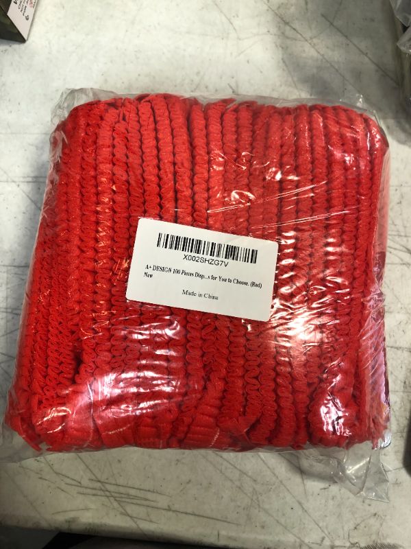 Photo 1 of  100 Pieces Disposable Non-Woven Clip Caps Mob caps hairnets Head Cover