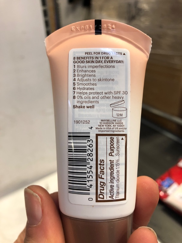 Photo 2 of 2PACK: Maybelline Dream Fresh Skin Hydrating BB cream, 8-in-1 Skin Perfecting Beauty Balm with Broad Spectrum SPF 30, Sheer Tint Coverage, Oil-Free, Light/Medium, 1 Fl Oz