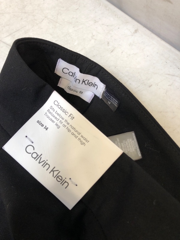 Photo 2 of CALVIN KLEIN BLACK PANTS SIZE 14