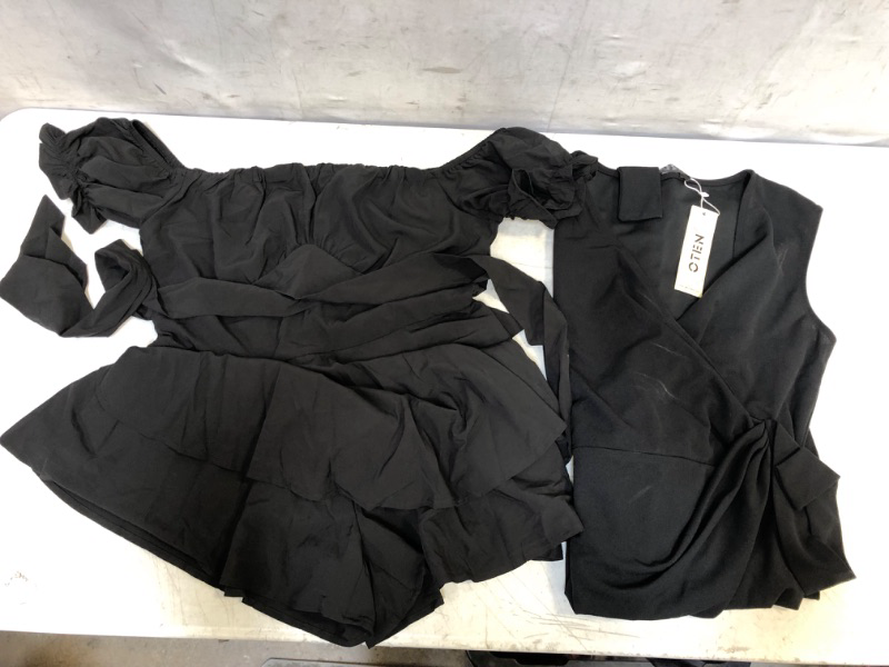 Photo 1 of 2 WOMENS BLACK DRESSES, SIZES UNKNOWN