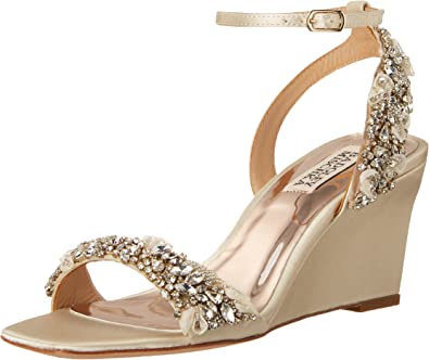 Photo 1 of Badgley Mischka Women's Blakeley Wedge Sandal, SIZE 9