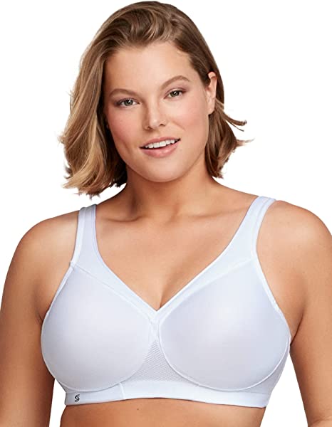 Photo 1 of Glamorise Women's Full Figure MagicLift Plus Size Seamless Wirefree Back Close Sports Bra, SIZE 36 G