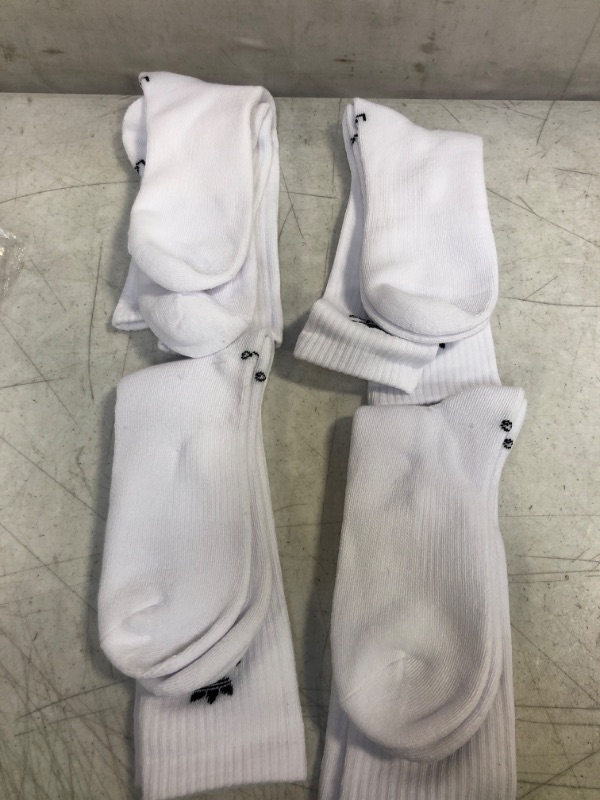 Photo 2 of adidas mens Athletic Cushioned Crew Socks, SIZE LARGE 